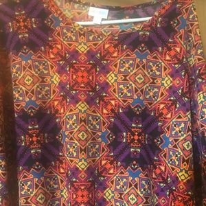 Lularoe Multicolored Irma top